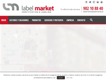 Tablet Screenshot of labelmarket.es
